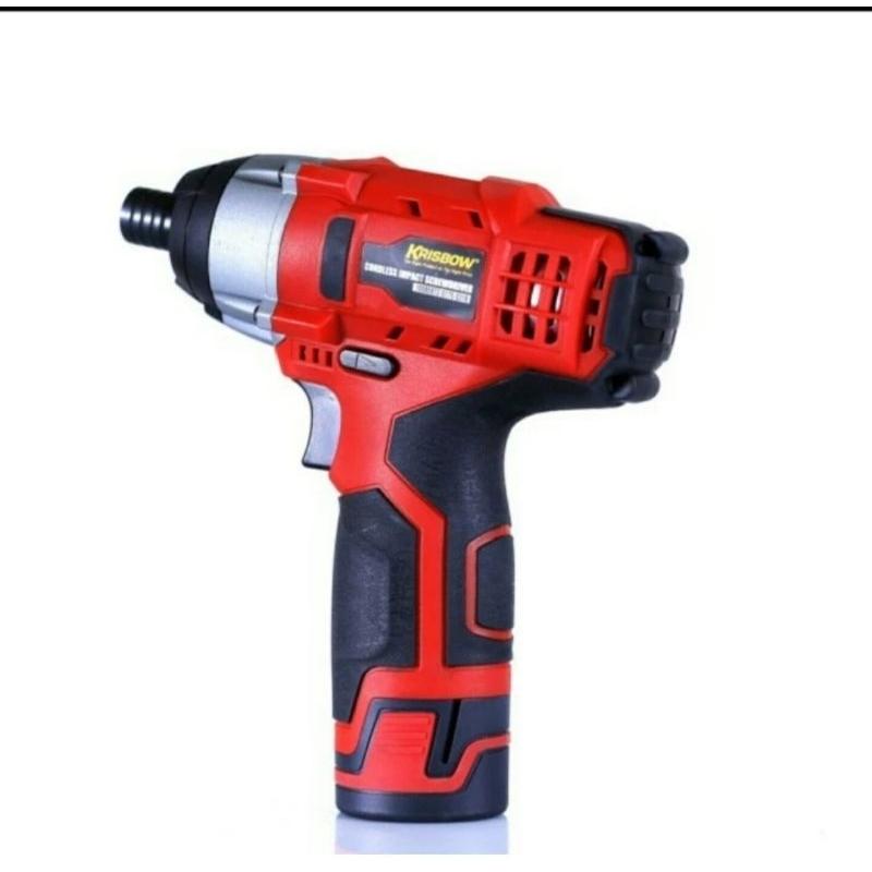 Krisbow IRCIS121 Cordless Impact Screwdriver 12V - Alat Ketuk Listrik Portabel dan Kuat