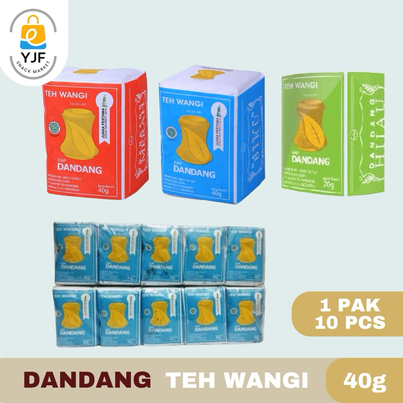 

Teh Dandang Merah / Hijau / Biru PACK isi 10PCS x 40g / Teh Daun Dandang Wangi / Teh Bubuk Dandang / Teh Tubruk Daun Asli