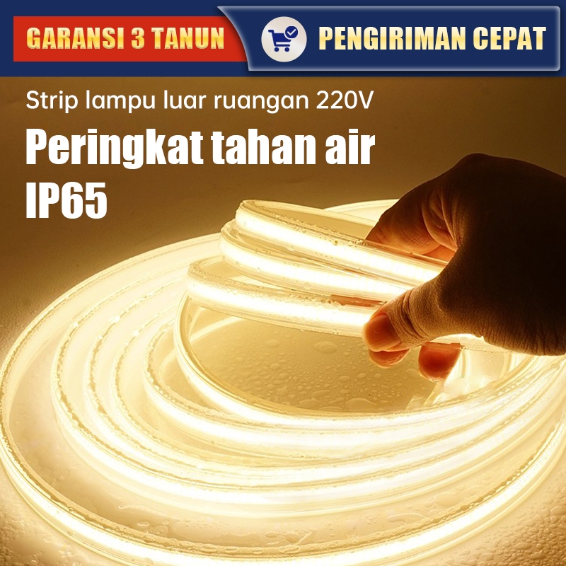 NELAMPU LED STRIP RUNNING 5M 10M 20M 50M 220V  SIGN STRIP OUTDOOR NEON  LAMPU HIAS RUANGAN