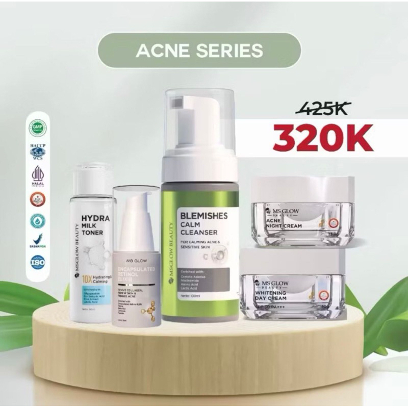 “New Series Ms Glow Acne Blemish Series + Retinol”
