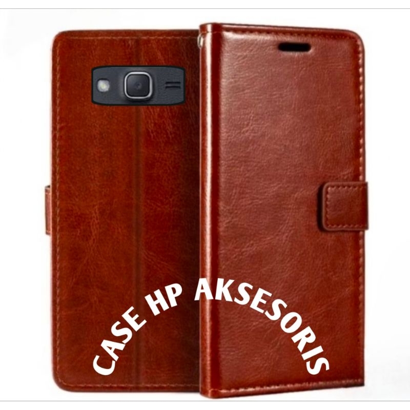 CASE SAMSUNG J2 PRIME FLIP COVER WALLET SARUNG HP CASING DOMPET LEATHER CASE HP/CASING HP