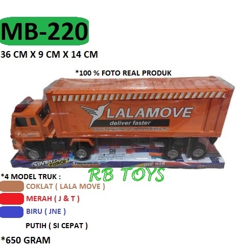 MAINAN MOBIL TRUK CONTAINER FRICTION MB-220
