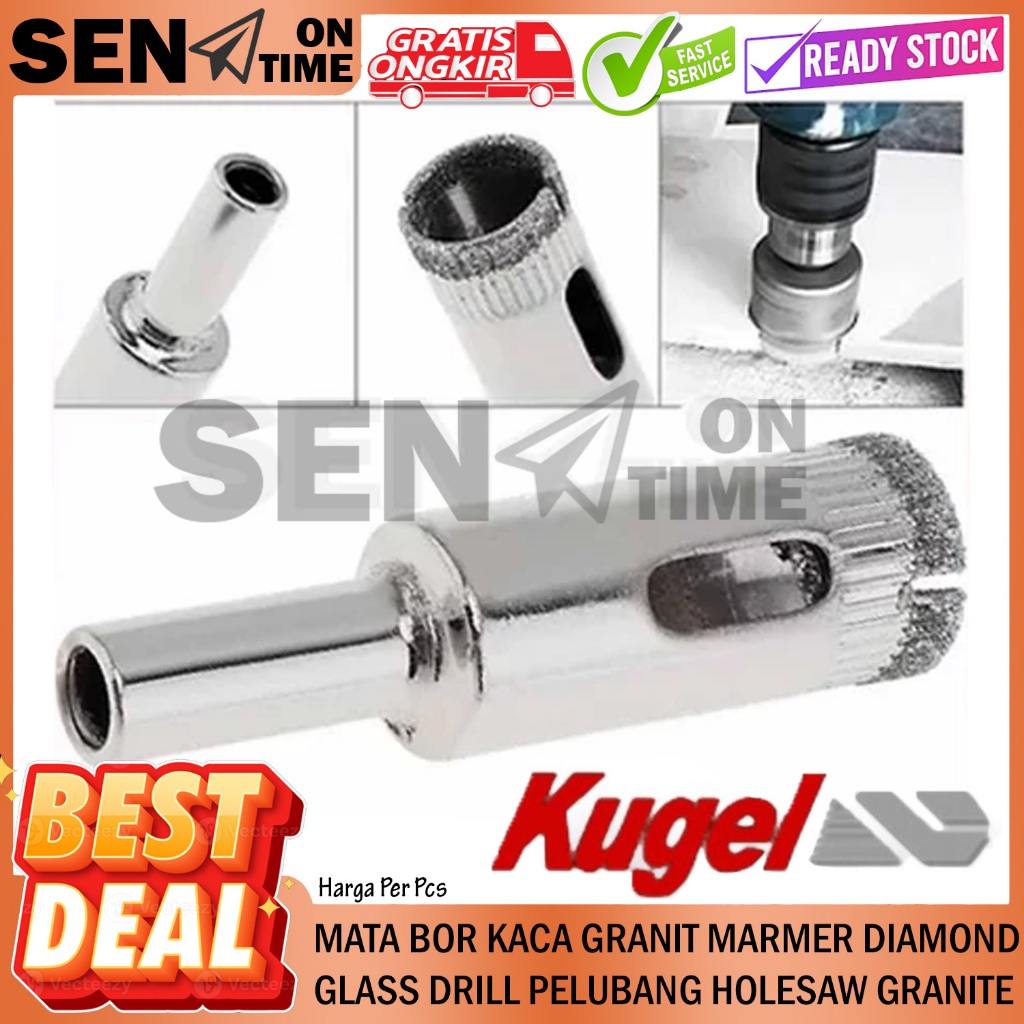 Mata Bor Kaca 3mm 5mm 6mm 8mm 10mm Granite Keramik Kramik Geranit 12mm 14mm 16mm 18mm 19mm 20mm 22mm