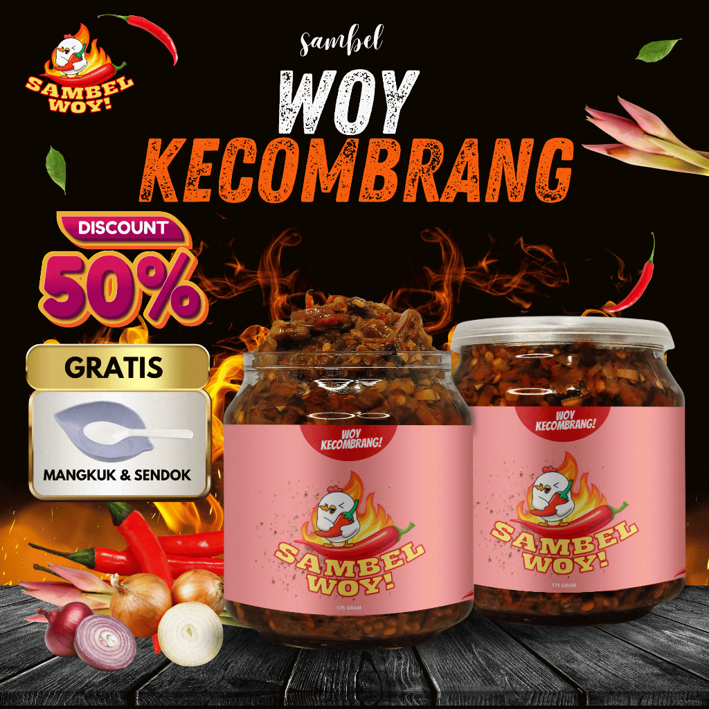 

SAMBAL KECOMBRANG 175 GRAM SAMBELWOY WOY KECOMBRANG ASLI BOGOR