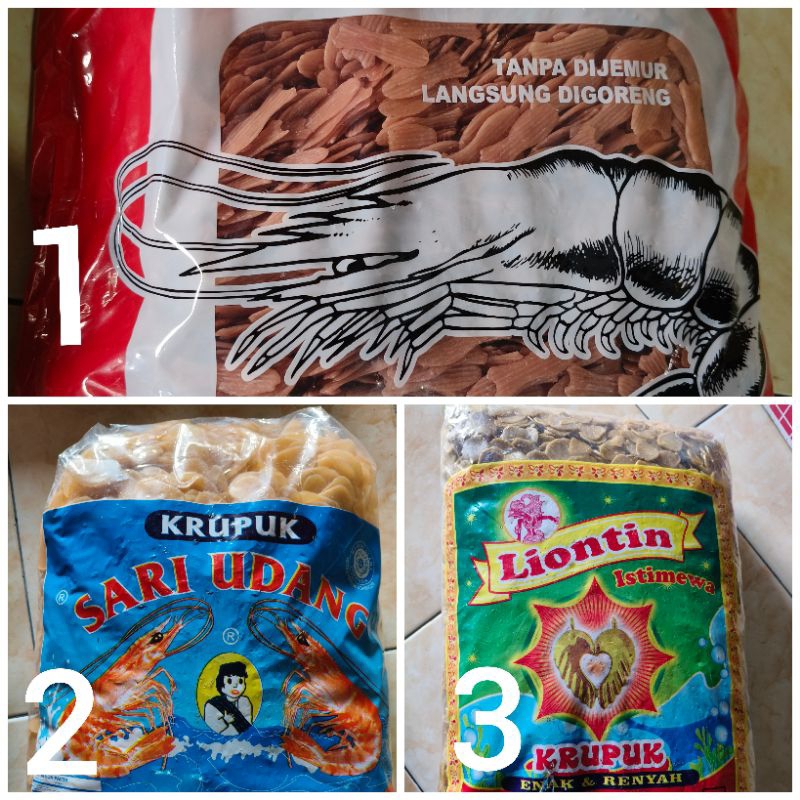 

Kerupuk ikan, terasi,udang