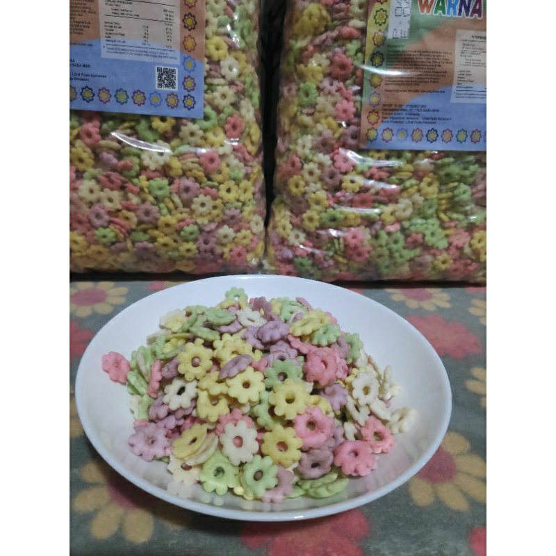 

sakura pilus bintang warna 500 gram asin gurih manis renyah terlaris