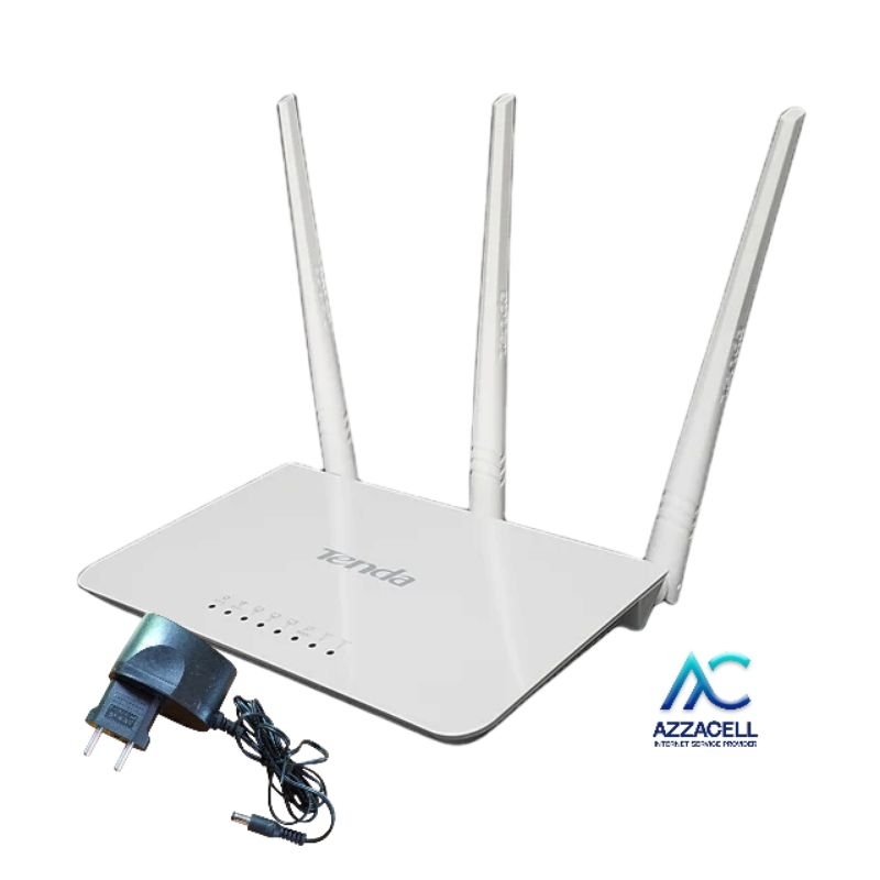 router tenda f3 v8 bekas normal adaptor 9v 0,6a inggris remote management