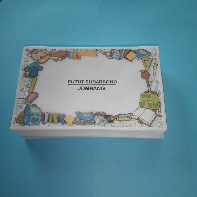 

Amplop Nama Buwuhan ukuran 9.5 x 15 isi 100 lembar