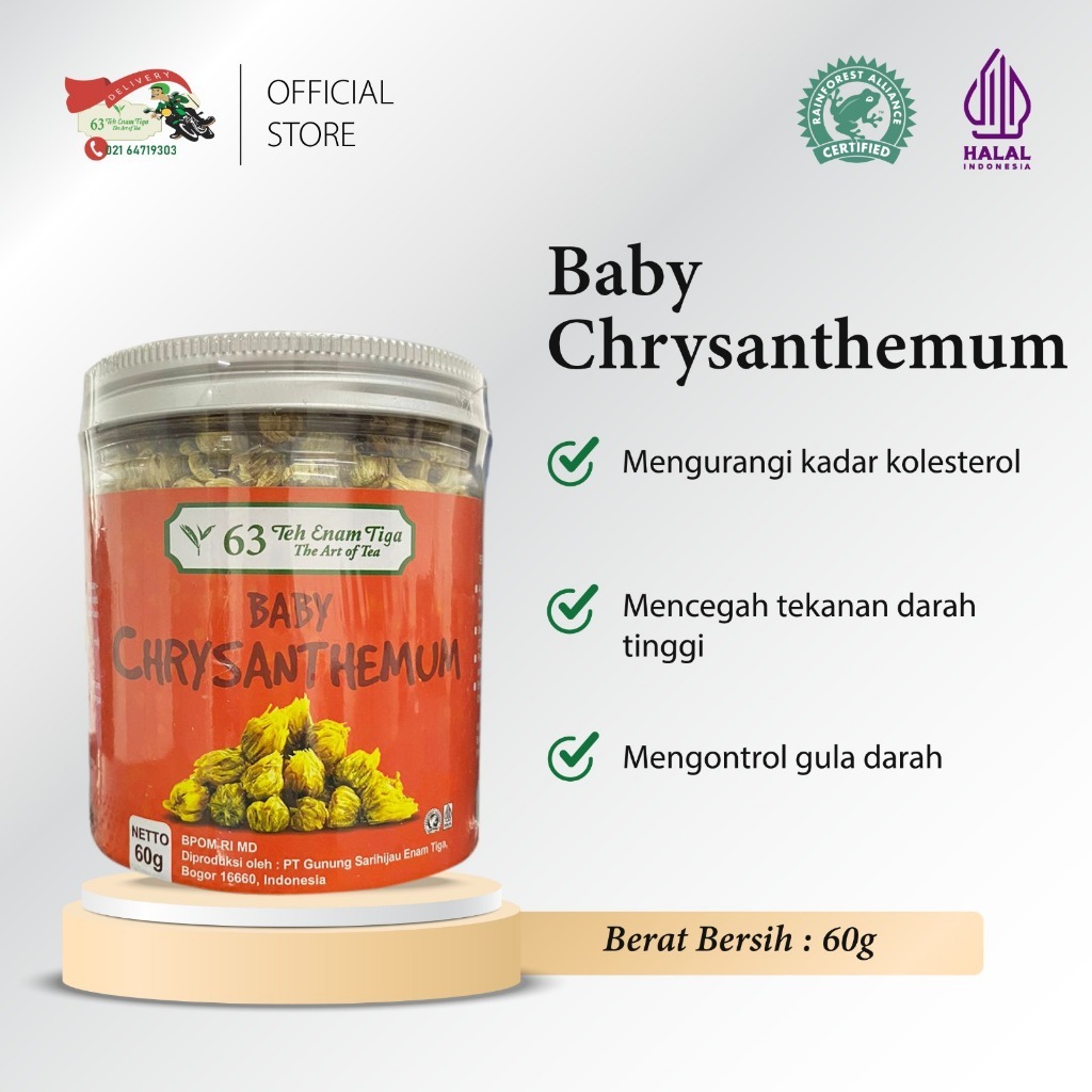 

Teh 63 Baby Chrysanthemum Mengurangi Kadar Kolesterol Mengontrol gula darah