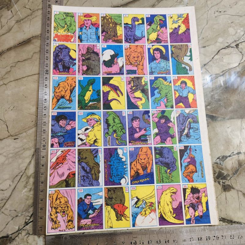 Mainan jadul Gambaran umbul Jurassic park