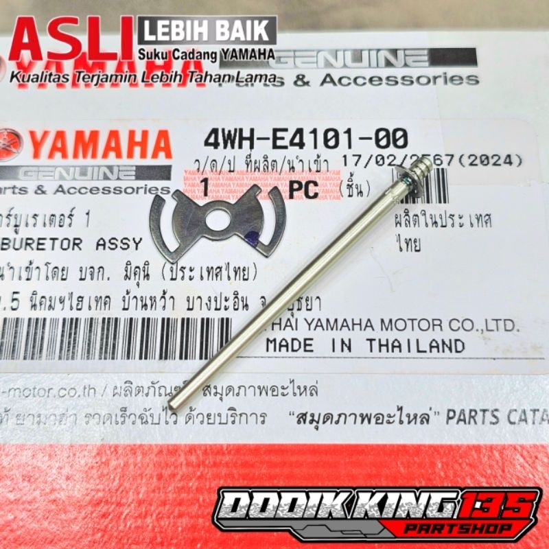 NEEDLE JARUM SKEP KARBU KARBURATOR F1ZR FIZR ORIGINAL YAMAHA GENUINE PART