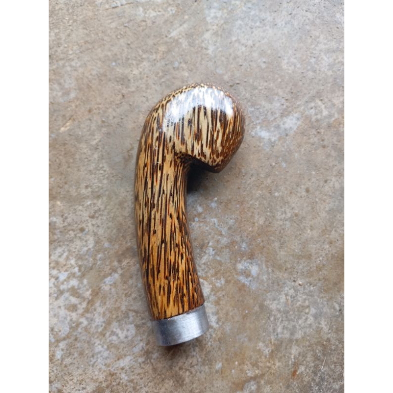 gagang golok jengkolan kayu aren full pernis