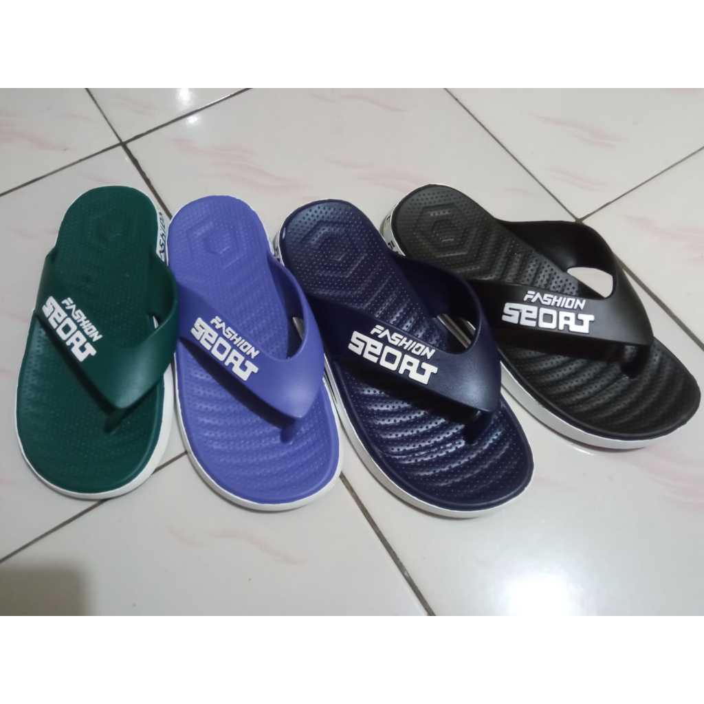 Sandal Fashion Sport Comfort Slippers - Sandal Sport Comfort Karet - Sandal RANDOM