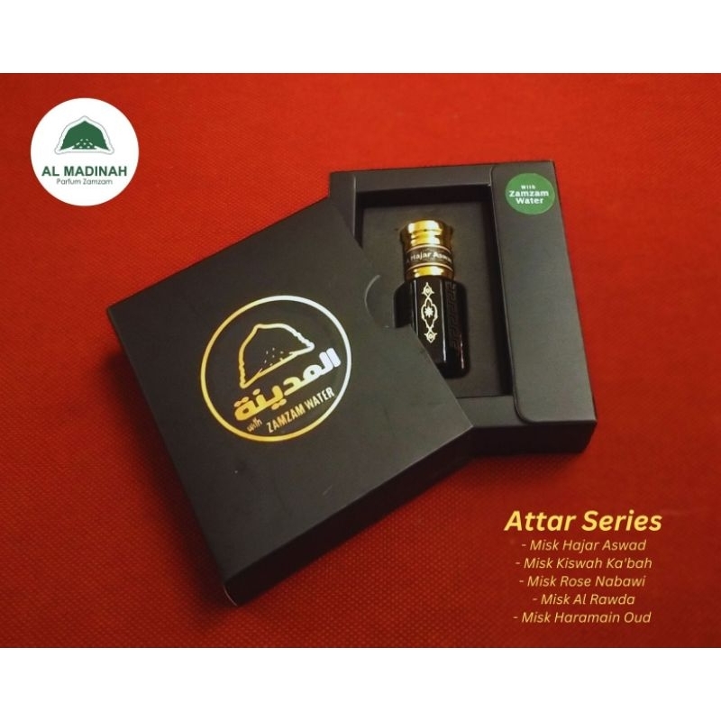 Haramain Oud - ATTAR SERIES - AL MADINAH PARFUM ZAMZAM - Original Makkah Madinah - Haramain Oud - Ki