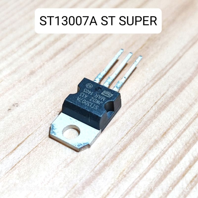 TRANSISTOR MJE13007 ST13007A MJE 13007 ST SUPER