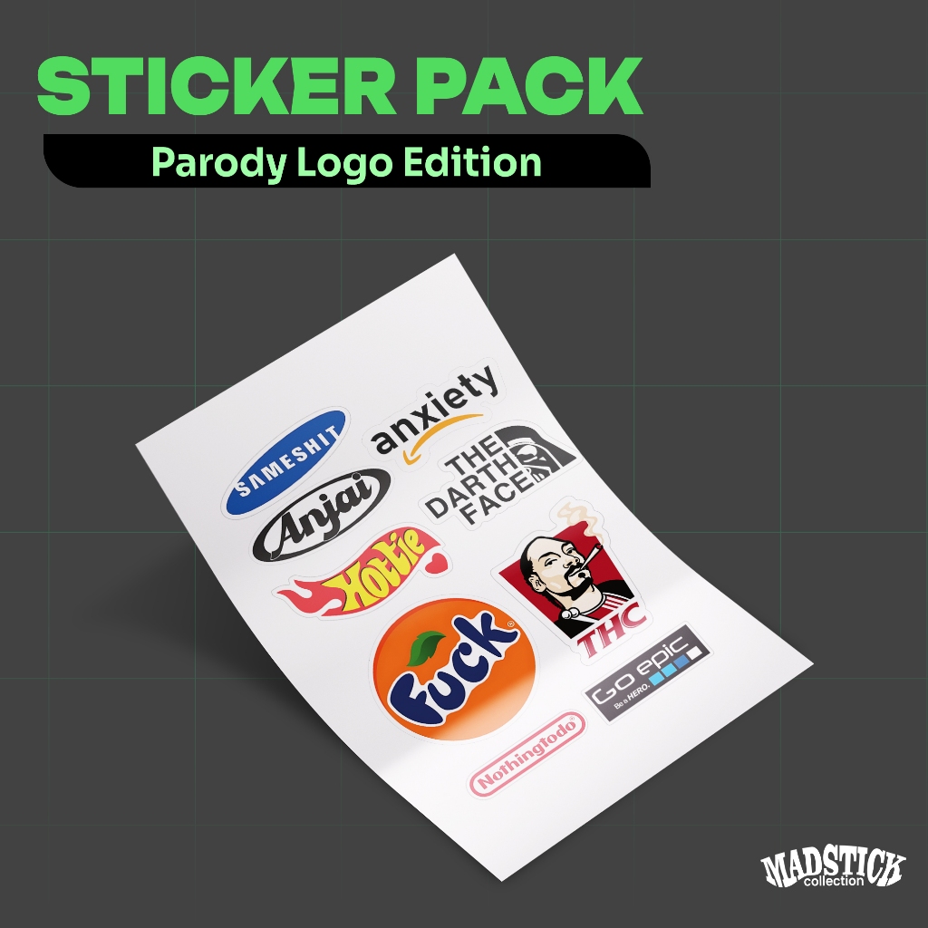 

STICKER PARODY LOGO / STICKER LOGO / STICKER MEME / STICKER AESTHETIC / STIKER HP