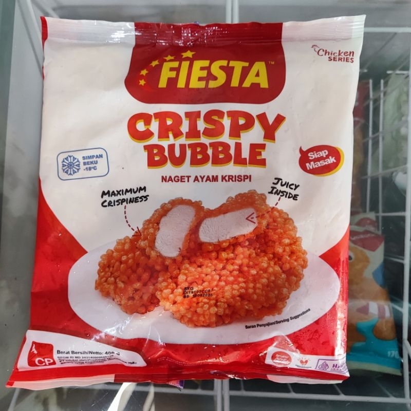 

Fiesta Nugget Crispy Bubble 400g Nugget Ayam Crispy