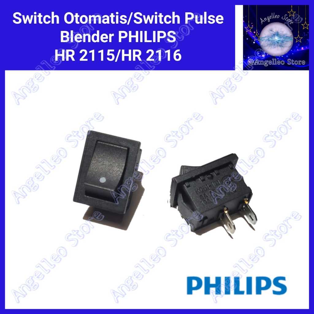 Pulse Switch Blender Philips~Saklar On Blender Philips~Blender Philips