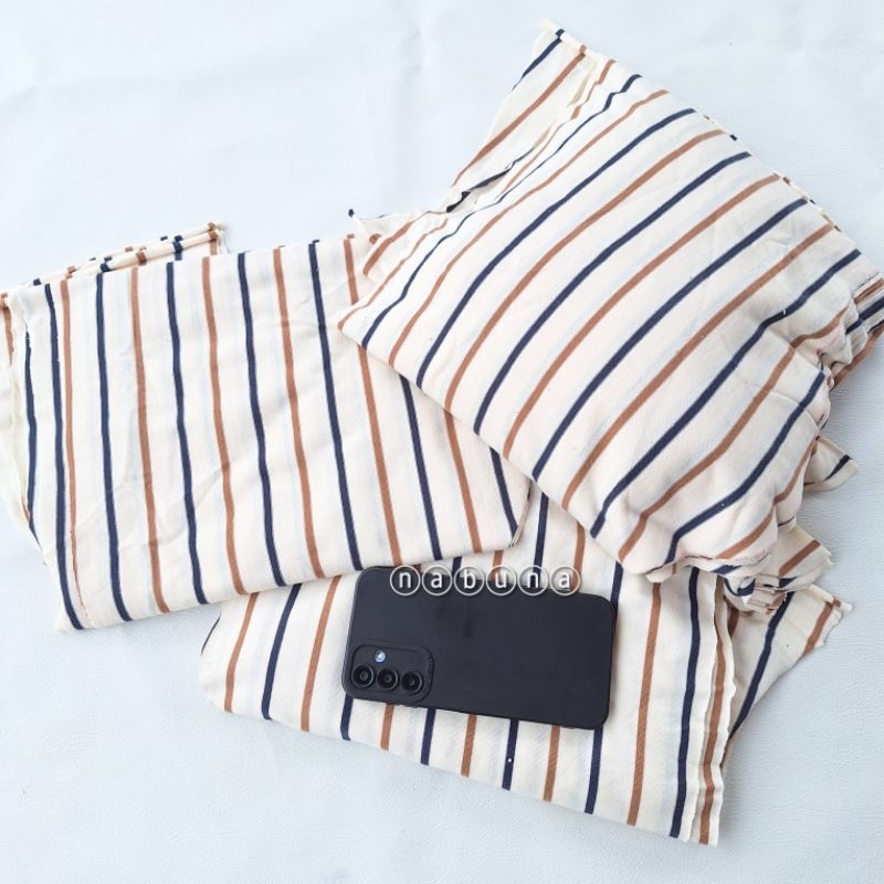 {KT02}KAIN PERCA KAOS  - Kain sisa konveksi kreatifitas kerajinan tangan