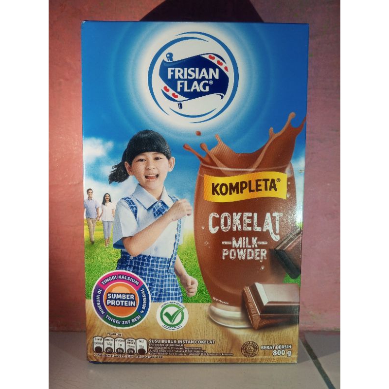 

Susu Bubuk Frisian Flag Kompleta Rasa Cokelat 800 Gram