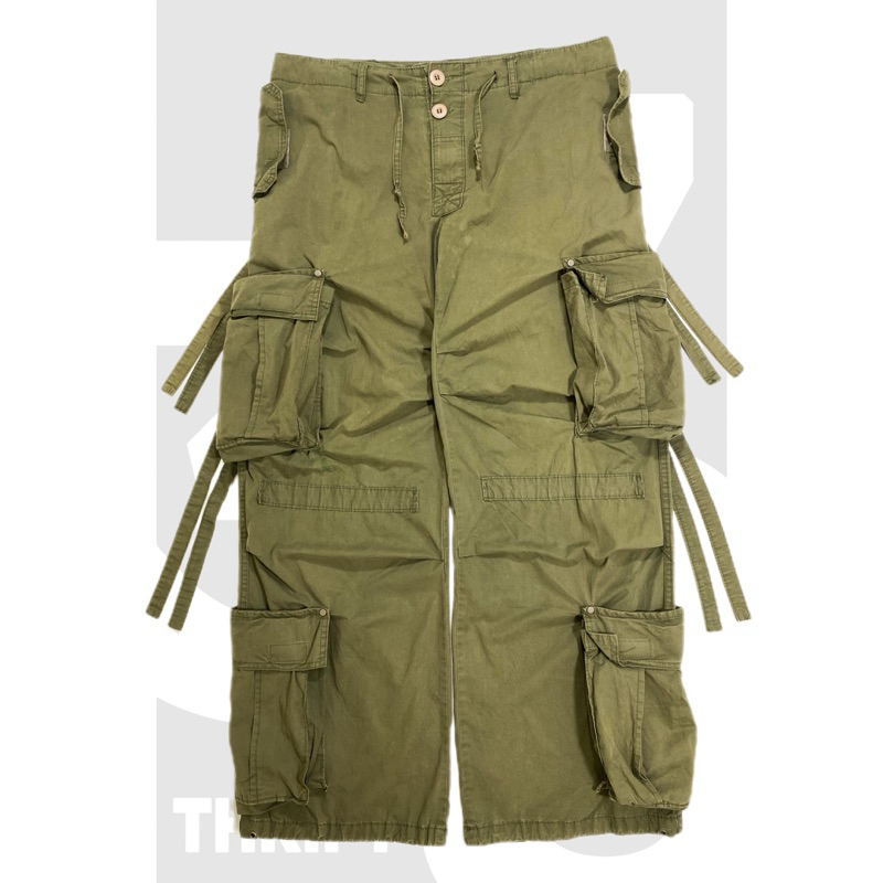 Vintage cargo bondge pants multipocket