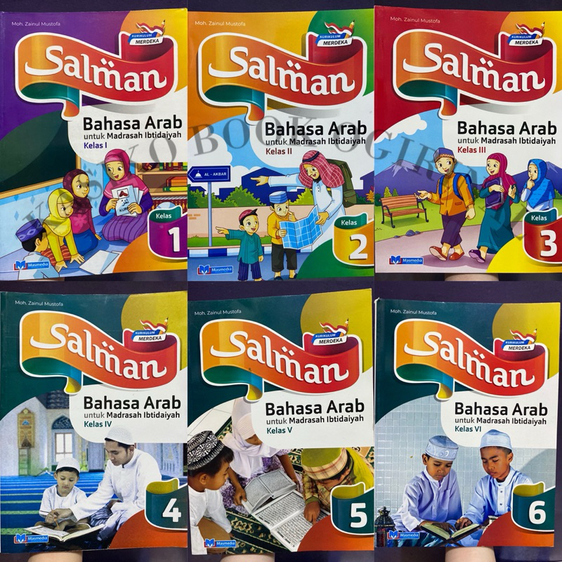 ORIGINAL SALMAN BAHASA ARAB UNTUK SD / MI KELAS 1 2 3 4 5 6 KURIKULUM MERDEKA MASMEDIA