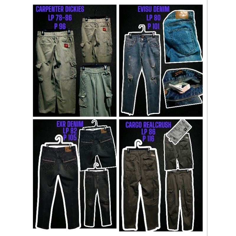 CELANA PANJANG FULL BRAND | CELANA JEANS THRIFT | CELANA CARPENTER | CELANA GOMBRONG BEKAS | CELANA 