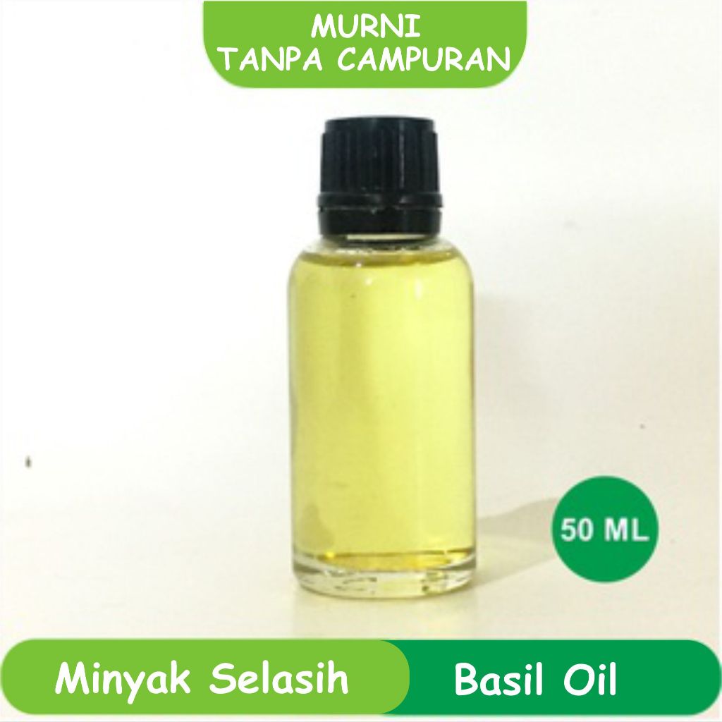 minyak selasih kemangi BASIL oil murni asli tanpa campuran basil sweet basil pure essential oil atsi