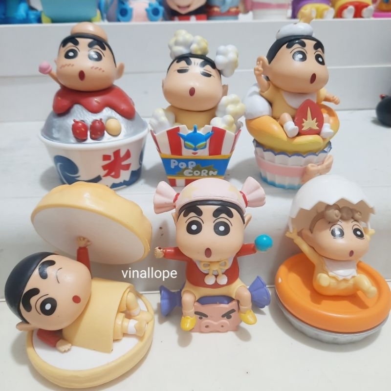 shinchan  figure  mainan  anak sinchan miniatur