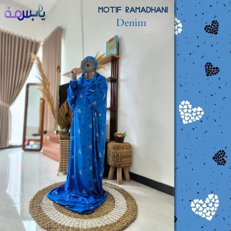 Yabasmah motif. mukena lajuran/ terusan