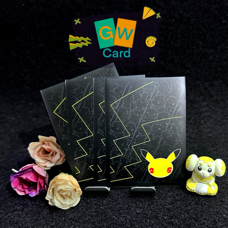 sleeve kartu pokemon original 25th Anniversary (per 4 pcs)