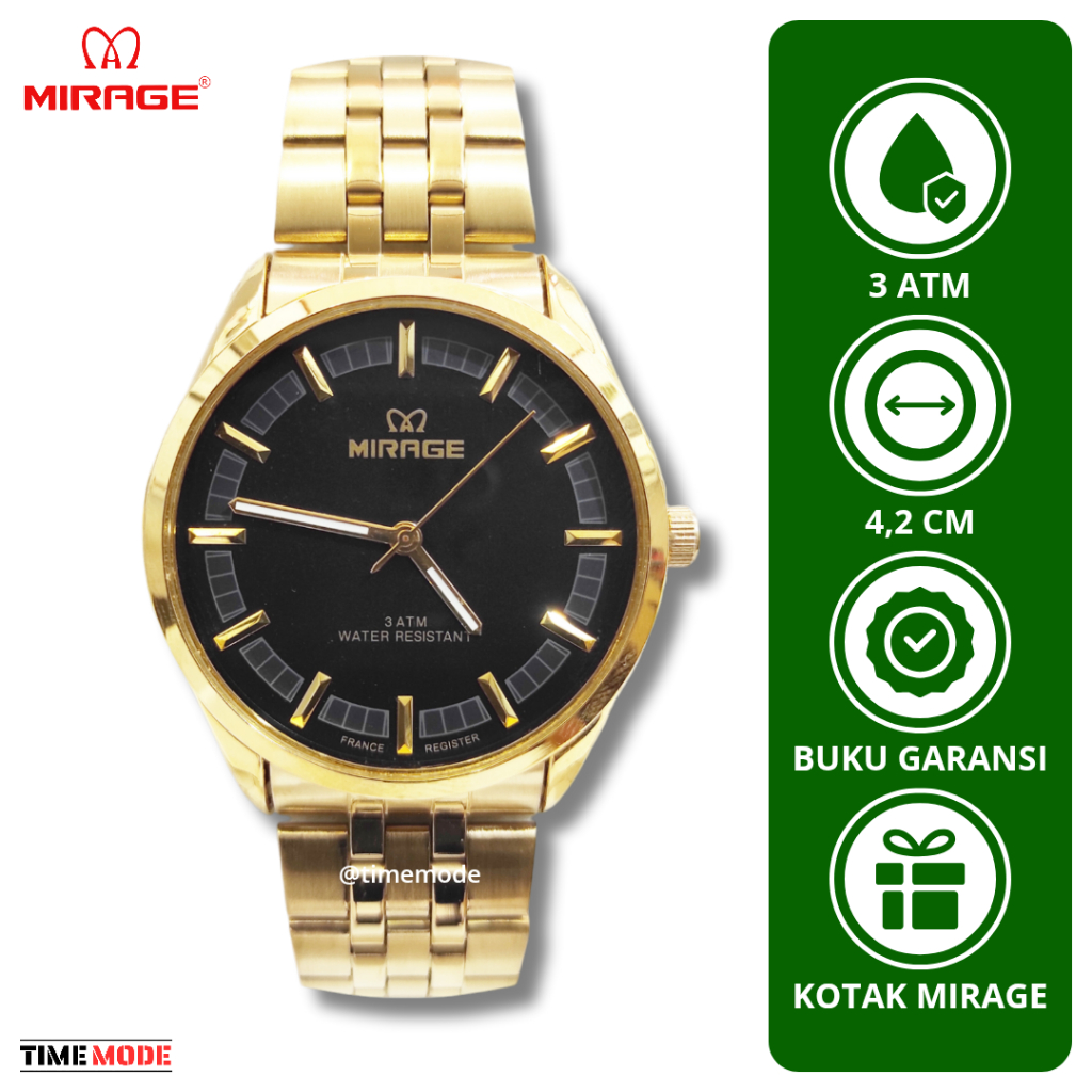 MIRAGE Jam Tangan Pria Mirage Original 8746 M Analog