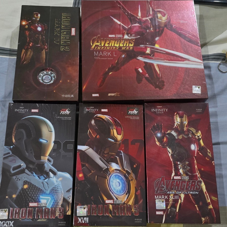 zd toys iron man mark & war machine