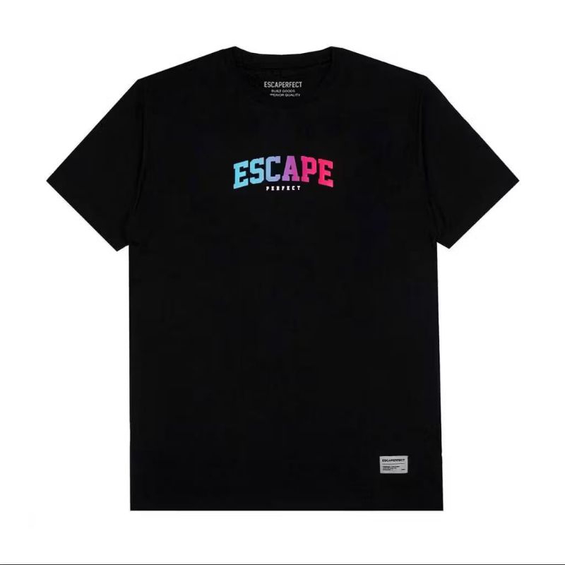"KAOS DISTRO ESCAPE PERFECT MULTI COLOR / KAOS KEKINIAN / KAOS KEREN / UNISEX BAHAN COTTON COMBED 30