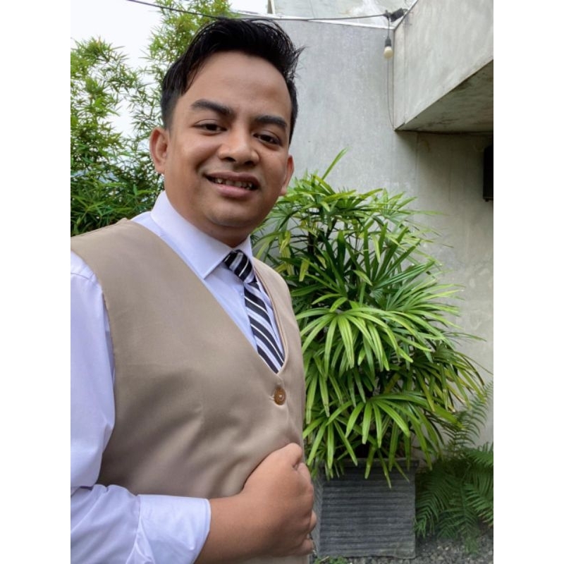 OFFICIAL WEDNESDAY - ROMPI VEST PRIA ROMPI JAS PRIA HITAM NAVY ABU MAROON CREAM JUMBO SLIM GEMUK