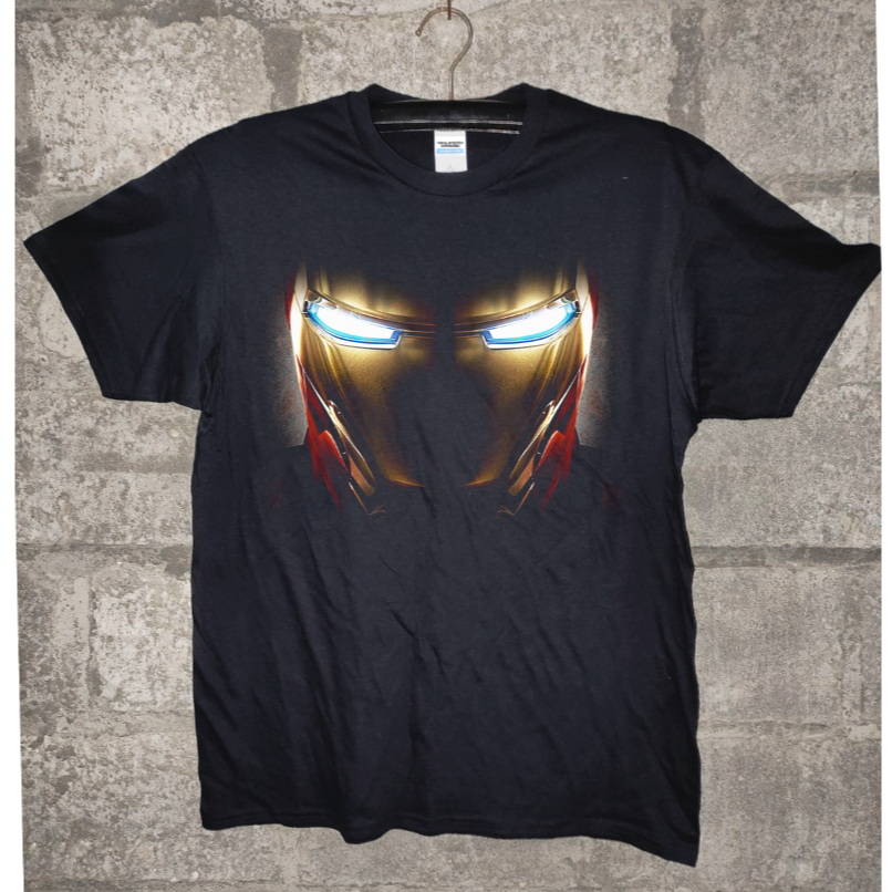 Kaos kustom Ironman Helmet action movie Tshirt