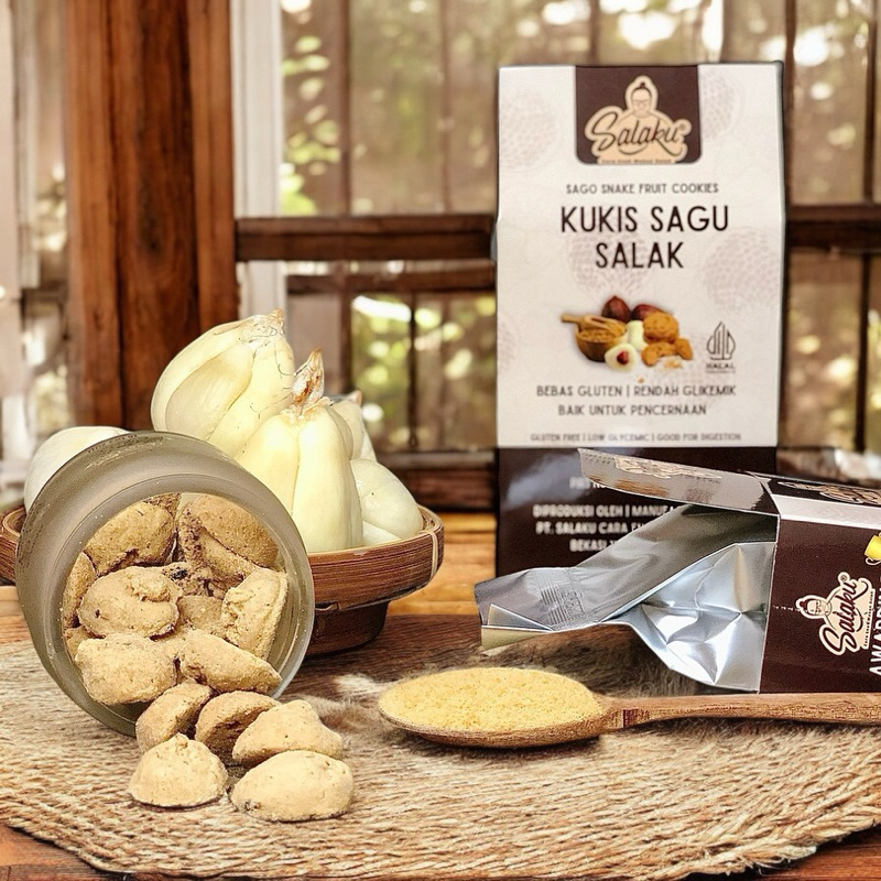 

Kukis Salak Sagu SALAKU Bebas Gluten Rendah Glikemik