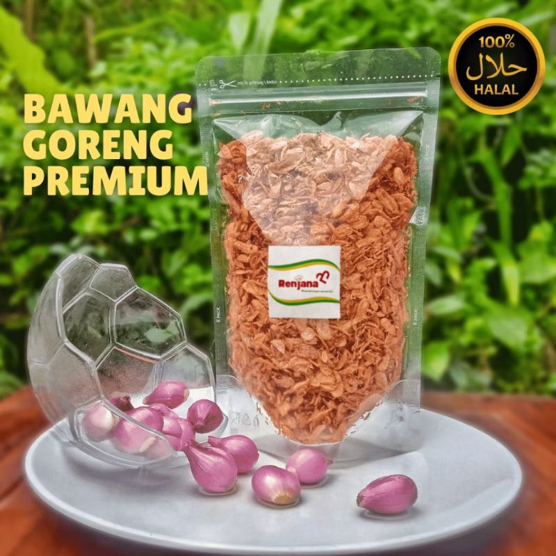 

BAWANG MERAH GORENG PREMIUM 100% ALAMI RENYAH 200 GRAM