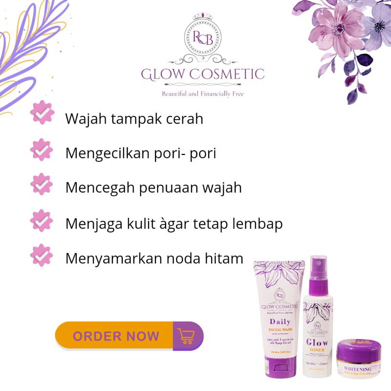 CREAM PAKETAN RCB GLOW FREE POUCH