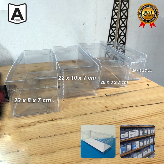 Kotak Obat, Mika Plastik Apotek Ukuran 22x10x7 (isi 25) Tempat Obat Apotik Tempat wadah obat