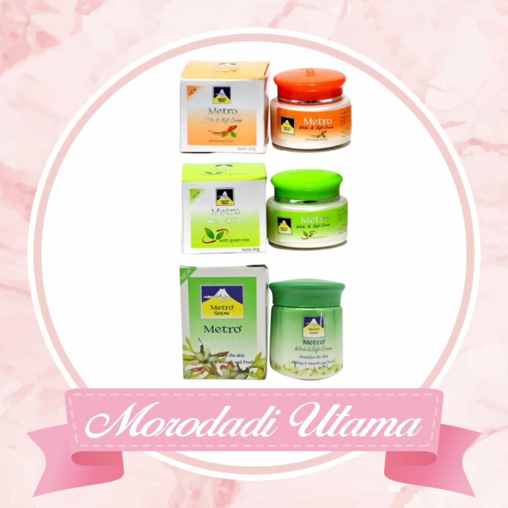 Metro Snow White & Soft Cream 60g Series