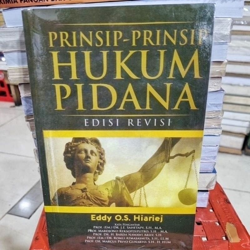 Prinsip Prinsip Hukum Pidana - Eddy O.S. Hiariej