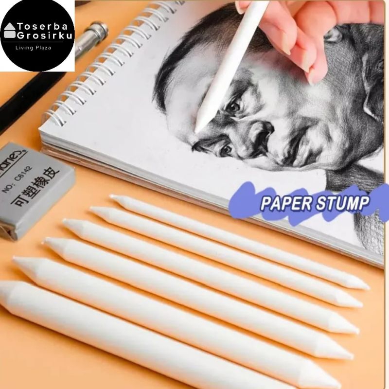 

Paper Stump Blending 6pcs Blending Sketsa Pensil isi 6 (TG)