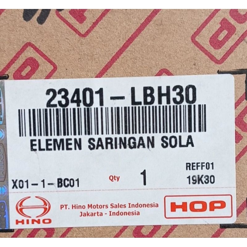 Filter Solar Bawah Hino Lohan 500 Saringan Filter Bawah HOP