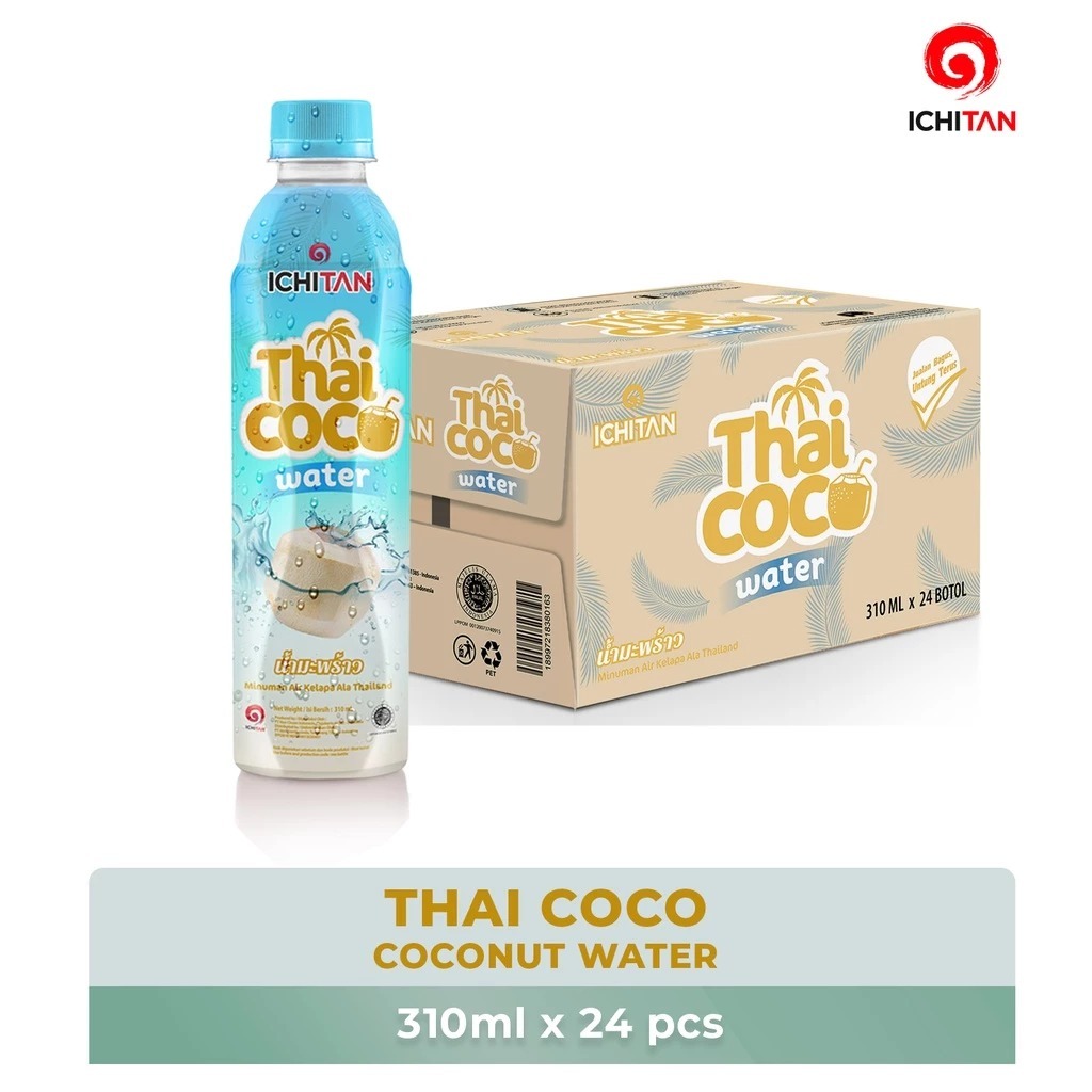 

1 Karton isi 24 Botol Ichitan Thai Coco Water 310ml