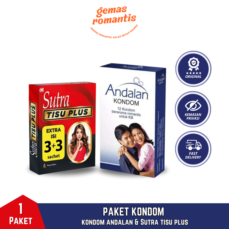 Kondom Andalan Bergerigi 12 Pcs FREE Sutra Tisu Magic Plus isi 6 pcs