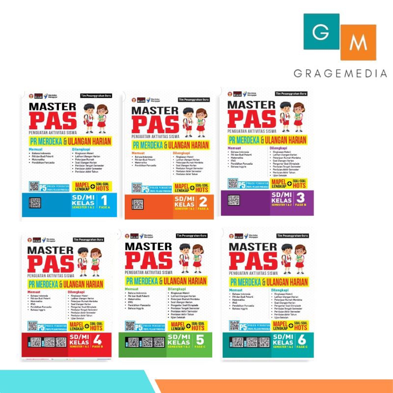 Master PAS untuk SD/MI Kelas 4 5 6 Merdeka Belajar Kurikulum Merdeka P5 - Yrama Widya