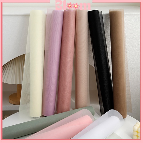 

Flower Wrapping Paper tile jaring halus Mesh Roll Kertas Buket Bunga Florist KB58