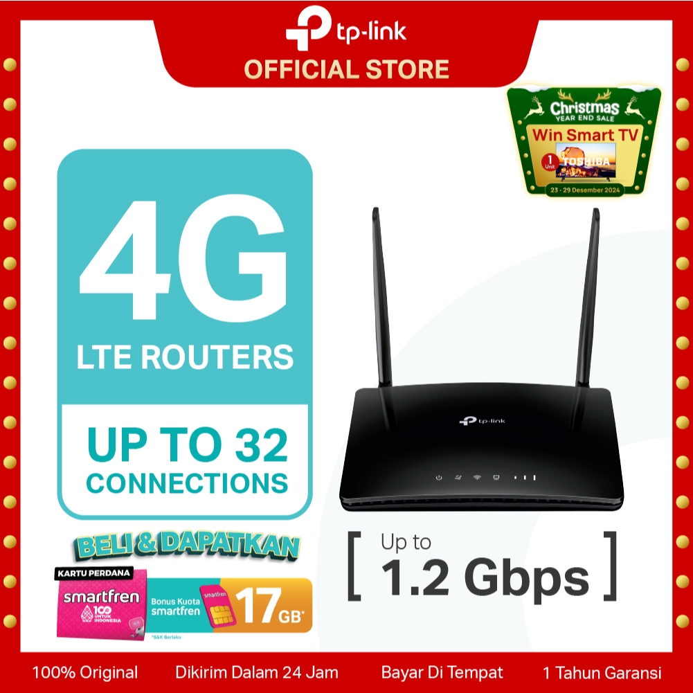 TP-Link Archer MR400 AC1200 4G Modem WiFi Router LTE All Operator SIM Card orbit telkomsel Wireless