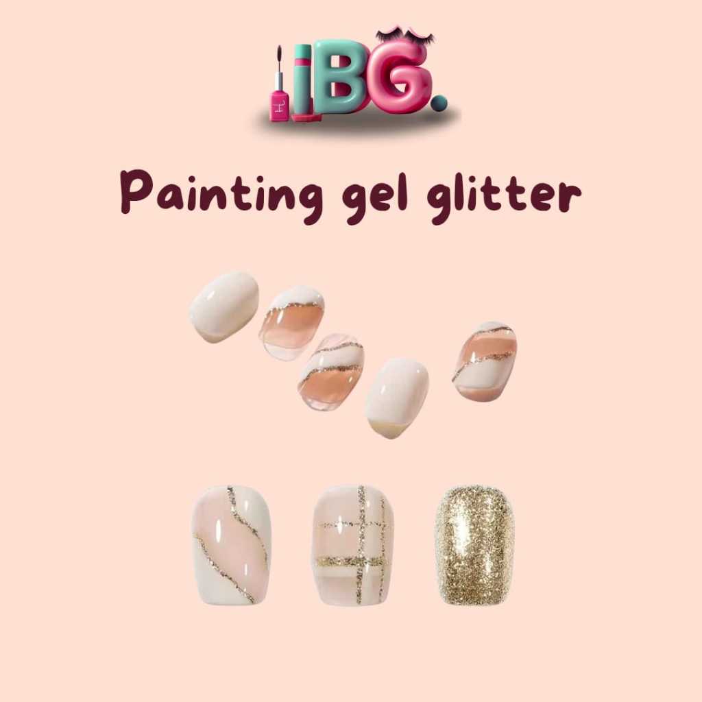 Painting Gel Glitter Glitter Painting Gel Super Shine Painting Gel Shining Nail Art Painting Gel Glitter
